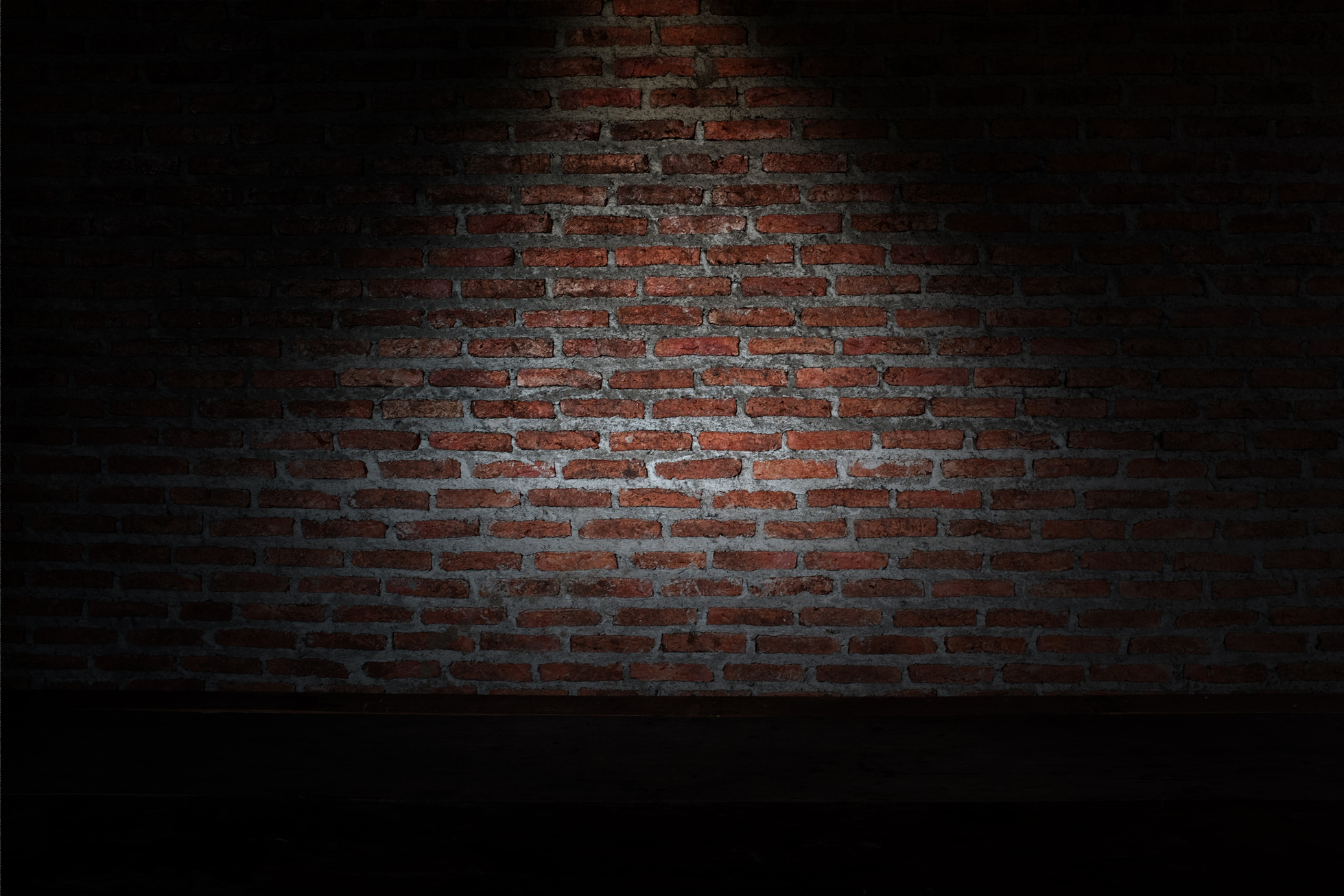 Dark brick wall background, texture